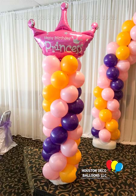 Princess Balloon  Column 