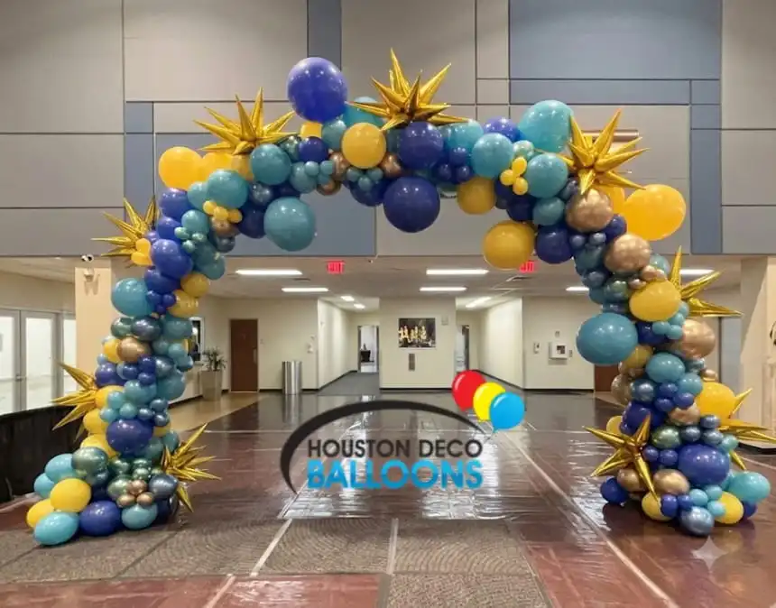 Deluxe-Signature-Arch Balloon Arch with Magic Stars