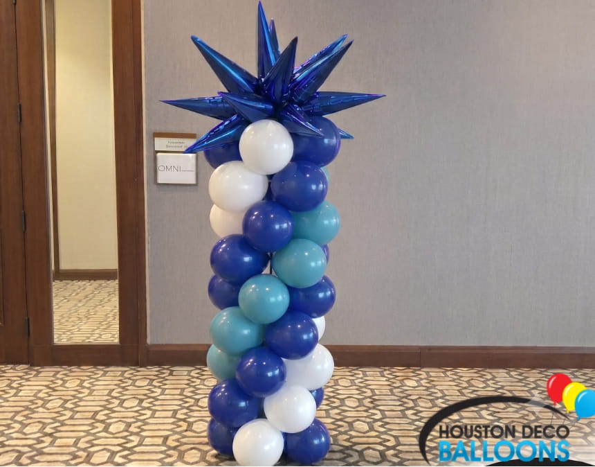 Magic Star Balloon Column